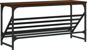 vidaXL Stojak na buty, brązowy dąb, 90x30x45 cm 6