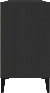 vidaXL Szafka pod umywalkę, czarna, 80x33x60 cm 8