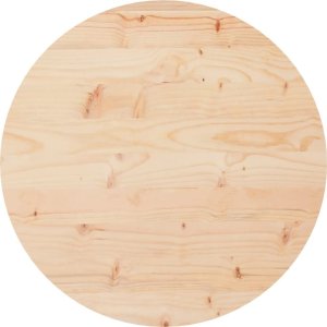 vidaXL Blat do stołu, okrągły, 50x3 cm, lite drewno sosnowe 2