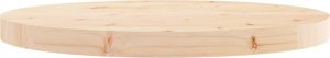 vidaXL Blat do stołu, okrągły, 50x3 cm, lite drewno sosnowe 3