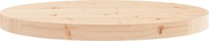 vidaXL Blat do stołu, okrągły, 50x3 cm, lite drewno sosnowe 4