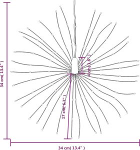 Dekoracja świąteczna vidaXL ozdoba świetlna 9