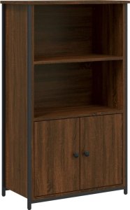 vidaXL Szafka, brązowy dąb, 62x32x103,5 cm, materiał drewnopochodny 2