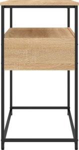 vidaXL Stolik konsolowy, dąb sonoma, 75x40x75 cm 7