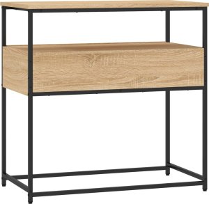 vidaXL Stolik konsolowy, dąb sonoma, 75x40x75 cm 8