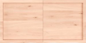 vidaXL Blat do łazienki, 120x60x(2-6) cm, surowe, lite drewno 4
