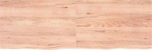vidaXL Blat do łazienki, jasnobrązowy, 180x60x(2-4) cm, lite drewno 3