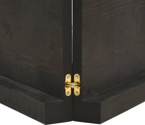 vidaXL Blat stołu, ciemnobrązowy, 180x50x(2-6) cm, lite drewno dębowe 7