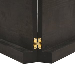 vidaXL Blat stołu, ciemnobrązowy, 180x60x(2-6) cm, lite drewno dębowe 7