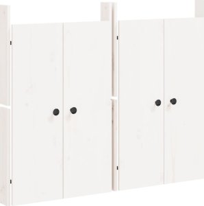 vidaXL Drzwi szafki kuchennej na zewnątrz, 2 szt., białe, 50x9x82 cm 2