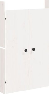vidaXL Drzwi szafki kuchennej na zewnątrz, 2 szt., białe, 50x9x82 cm 3