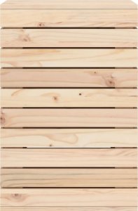 vidaXL Kosz na pranie, 44x44x66 cm, lite drewno sosnowe 6