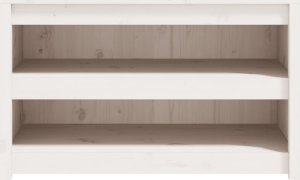 vidaXL Szafka kuchenna na zewnątrz, biała, 106x55x64cm, drewno sosnowe 4