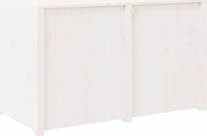 vidaXL Szafka kuchenna na zewnątrz, biała, 106x55x64cm, drewno sosnowe 6