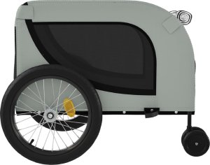 vidaXL Przyczepka rowerowa dla zwierząt, tkanina Oxford i żelazo 6