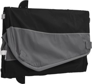 vidaXL Przyczepka rowerowa, czarno-szara, 45 kg, żelazo 9