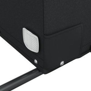 vidaXL Przyczepka rowerowa, czarno-pomarańczowa, 45 kg, żelazo 10