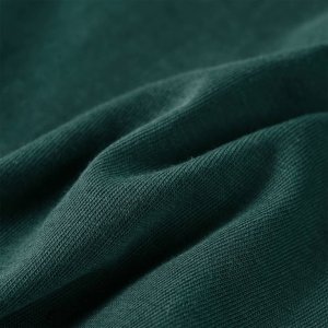 vidaXL Koszulka dziecięca z długimi rękawami, ciemna zieleń, 116 7