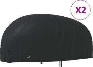 vidaXL Pokrowce na motocykl, 2 szt., 230x95x125cm, tkanina Oxford 210D 1