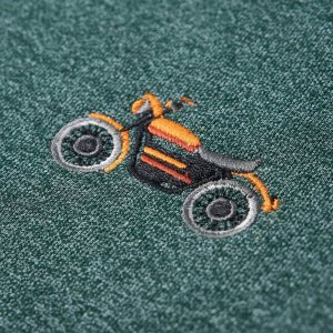 vidaXL Bluza dziecięca, ciemnozielony melanż, 92 4