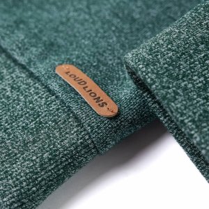 vidaXL Bluza dziecięca, ciemnozielony melanż, 92 5