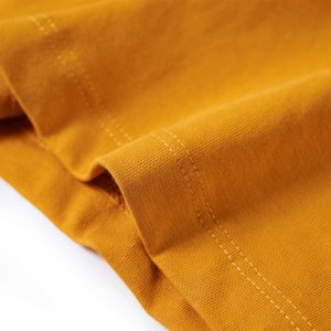 vidaXL Koszulka dziecięca z długimi rękawami ochrowy 104 6