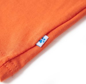 vidaXL Koszulka dziecięca, jaskrawy pomarańcz, 104 5