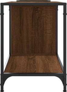 vidaXL Szafka pod telewizor, brązowy dąb, 203x37x50 cm 5