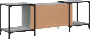 vidaXL Szafka pod telewizor, szary dąb sonoma, 153x37x50 cm 6