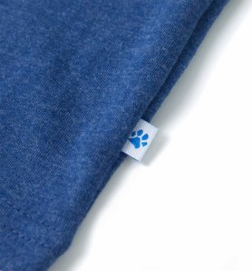 vidaXL Dziecięca koszulka bez rękawów, ciemnoniebieski melanż, 104 5