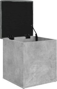 vidaXL Ławka ze schowkiem,szarość betonu, 42x42x45 cm 4