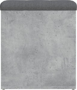 vidaXL Ławka ze schowkiem,szarość betonu, 42x42x45 cm 6