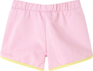 vidaXL Szorty dziecięce z lamówką, jaskrawy róż, 104 2