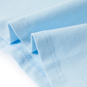 vidaXL Koszulka dziecięca, delikatny błękit, 116 6