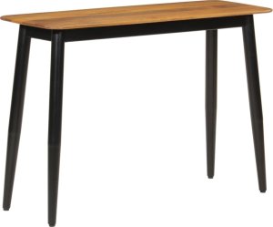vidaXL Stolik konsolowy, 110x40x76 cm, lite drewno mango i żelazo 11