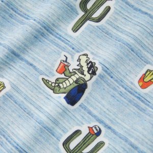 vidaXL Koszulka dziecięca, mieszany niebieski, 140 4