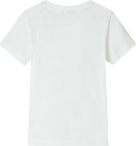 vidaXL Koszulka dziecięca z krótkimi rękawami, ecru, 116 2