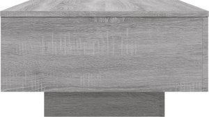 vidaXL Stolik kawowy z LED, szary dąb sonoma, 55x55x31 cm 7