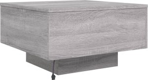 vidaXL Stolik kawowy z LED, szary dąb sonoma, 55x55x31 cm 9