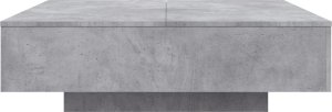 vidaXL Stolik kawowy, szarość betonu, 100x100x31 cm 5