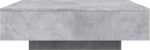 vidaXL Stolik kawowy, szarość betonu, 100x100x31 cm 6