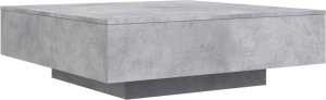 vidaXL Stolik kawowy, szarość betonu, 100x100x31 cm 7