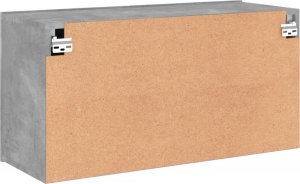 vidaXL Ścienna szafka TV, szarość betonu, 80x30x41 cm 8