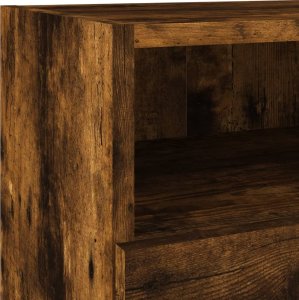 vidaXL Ścienne szafki TV, 2 szt., przydymiony dąb, 40x30x30 cm 11