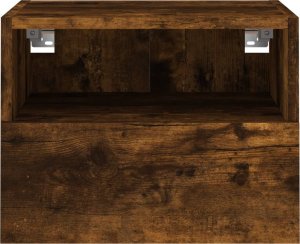 vidaXL Ścienne szafki TV, 2 szt., przydymiony dąb, 40x30x30 cm 8