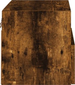 vidaXL Ścienne szafki TV, 2 szt., przydymiony dąb, 40x30x30 cm 9