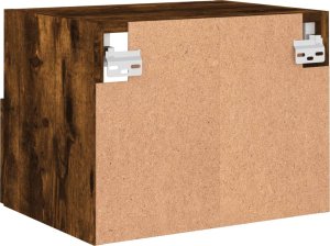 vidaXL Ścienne szafki TV, 2 szt., przydymiony dąb, 40x30x30 cm 10