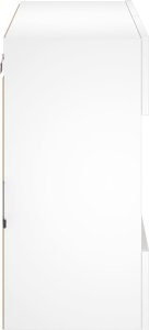 vidaXL Ścienna szafka TV z LED, biała, 78,5x30x60,5 cm 9