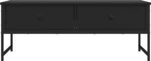 vidaXL Stolik kawowy, czarny, 101x49x39,5 cm 6