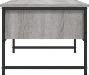 vidaXL Stolik kawowy, szary dąb sonoma, 101x49x39,5 cm 7